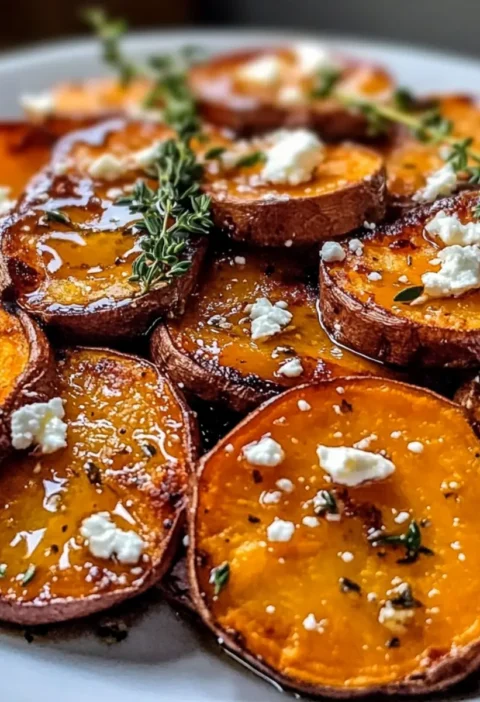 Fried sweet potato slices